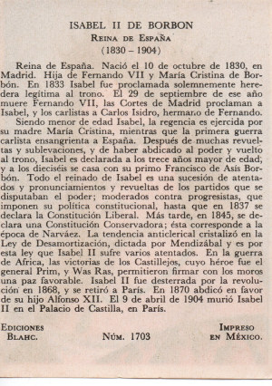 Biografia Isabel Ii De Borbon Atras